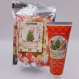 Holiday Bath Bundle Christmas Orange Bath Confetti & Cinnamon Vanilla Cream